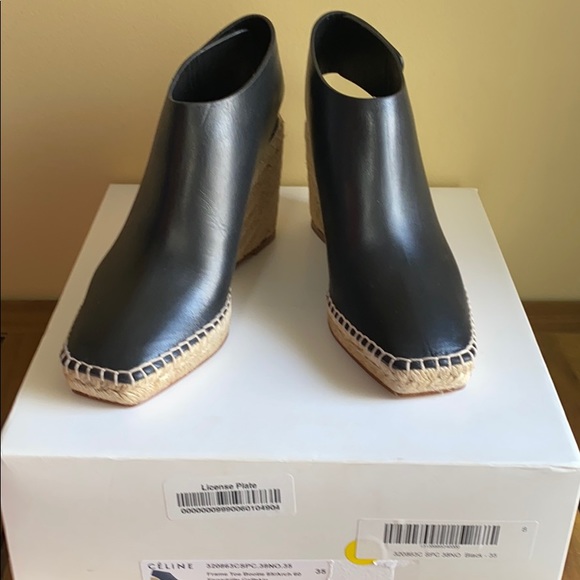 Celine Frame Toe Bootie 85 Size 35 - Picture 1 of 6